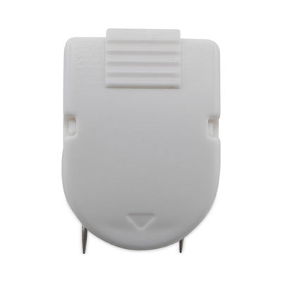 Display & Organizer Accessories; Type: Fabric Panel Wall Clip ; For Use With: Fabric Cubical Wall Panels ; Color: White ; Material: Plastic ; UNSPSC Code: 0044122121